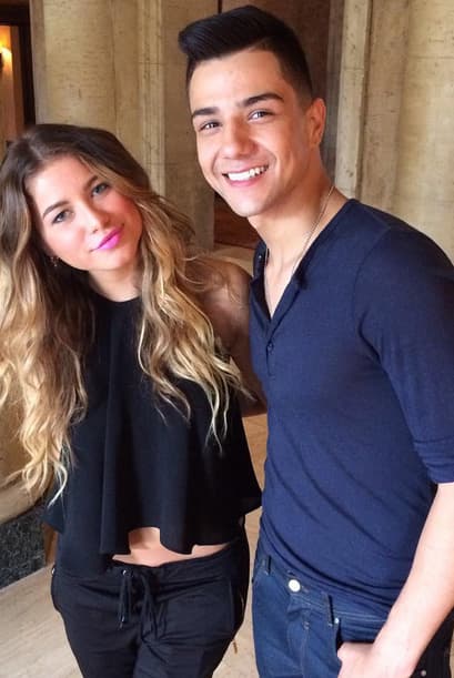 ¿A poco no hacen una pareja increíble Sofía Reyes y Luis Coronel? Puro talento con estos jóvenes.