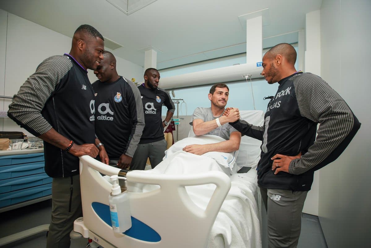 La visita del plantel del Porto este viernes ha dado nueva energía al arquero español.