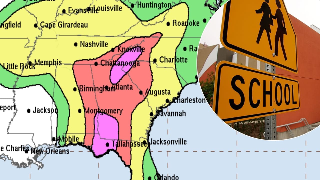 Escuelas en Georgia cancelan clases este jueves y viernes por Helene 