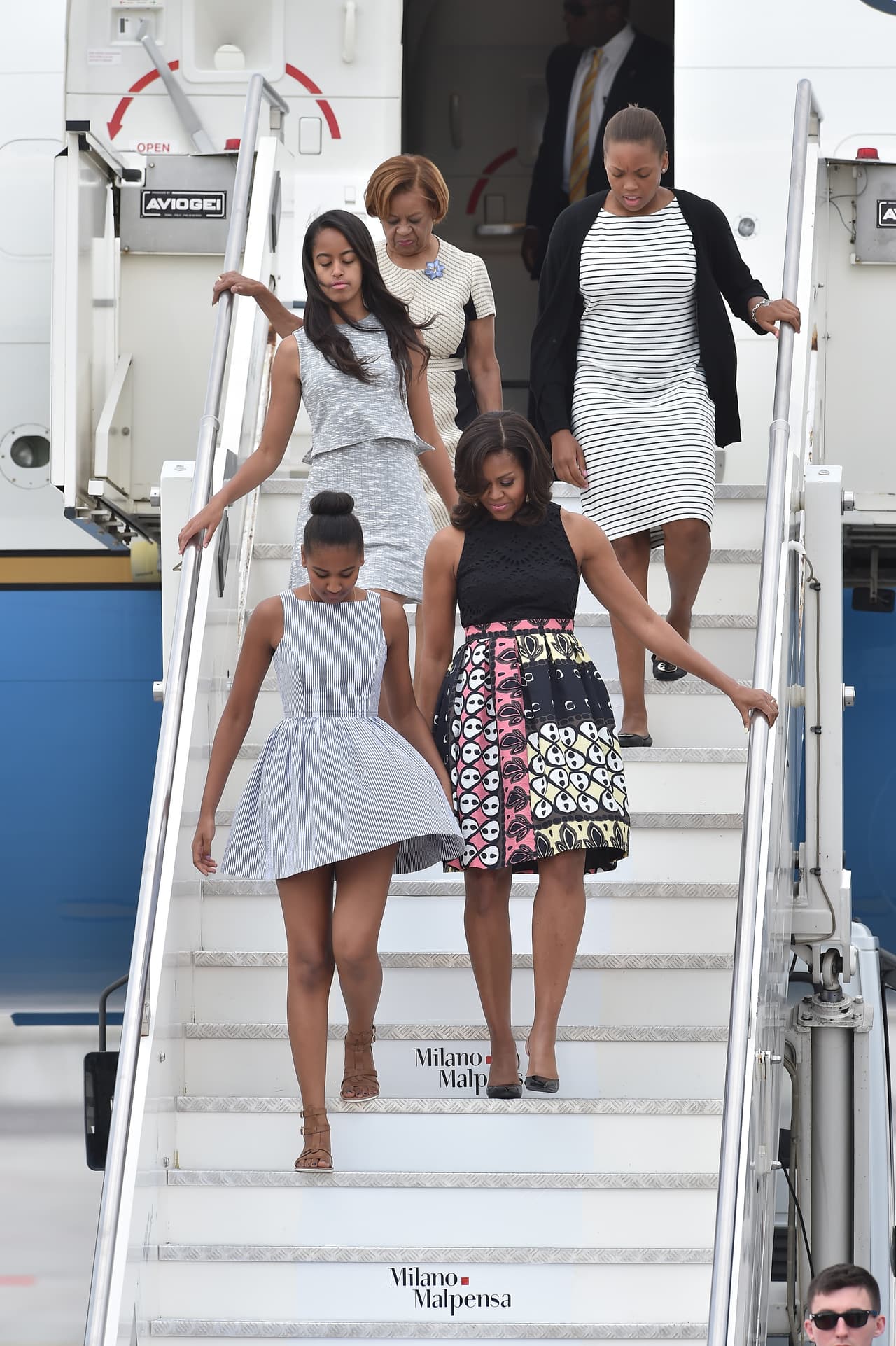 En más de una ocasión las vimos muy frescas y sonrientes.