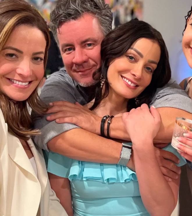 Dayanara Torres y Marcelo Gama.