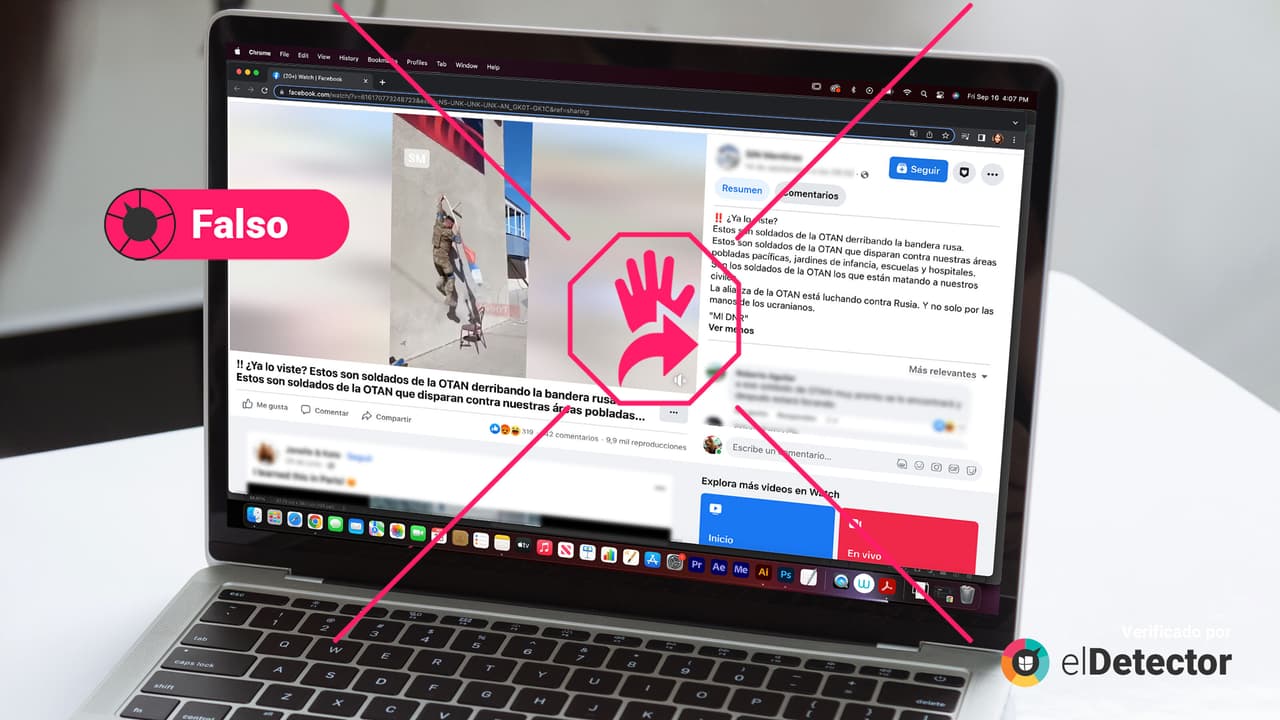 No hay soldados de la OTAN luchando en Ucrania, como se afirma en este video viral