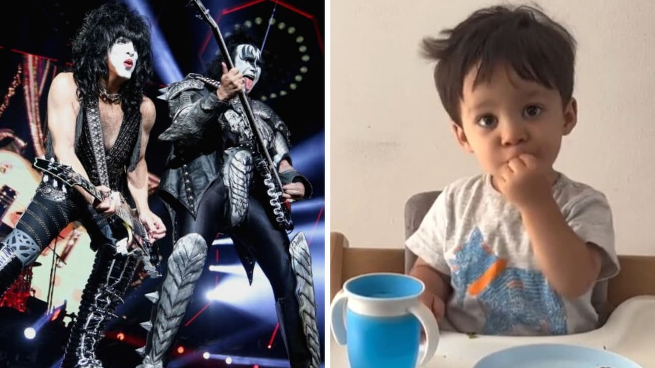 Su reacción al escuchar Kiss encantó a todos