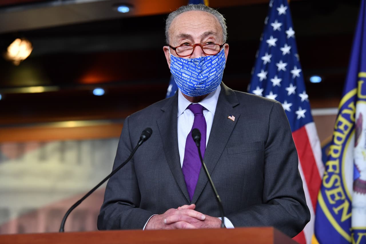 Schumer envía mensaje a los republicanos: “Se acabó la elección. El presidente Trump perdió”