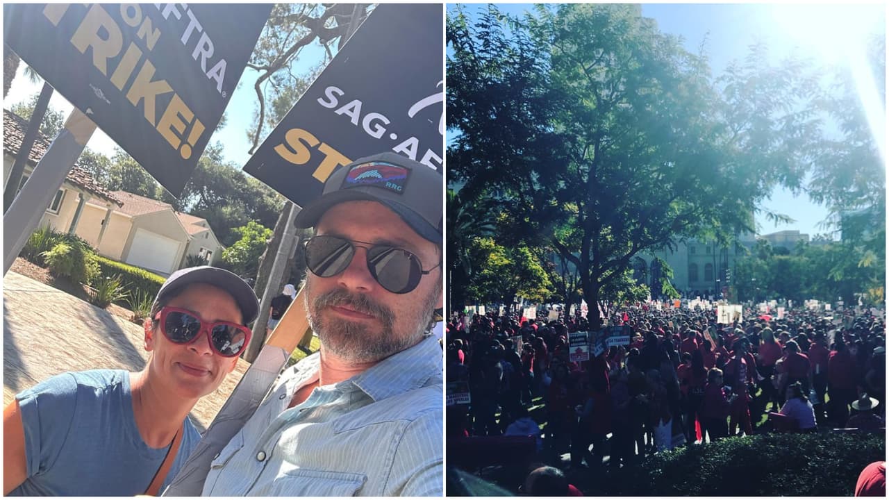 Rider es un miembro activo en las marchas políticas de su país.
