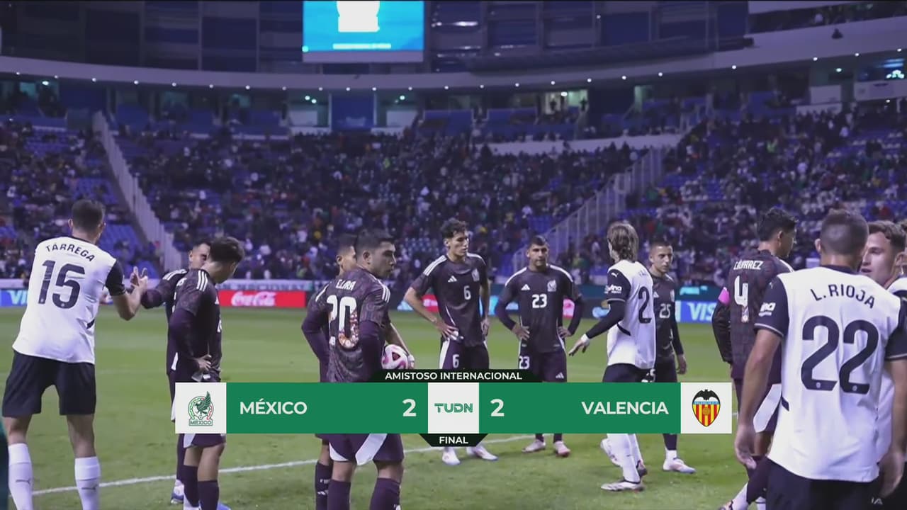 Resumen | La Selección Mexicana falla en Puebla y empata con Valencia