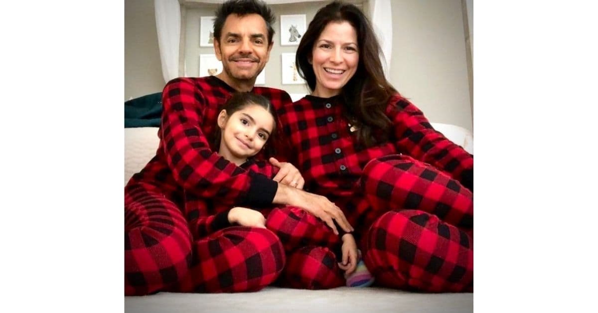 Alessandra Rosaldo con Eugenio Derbez y su hija Aitana