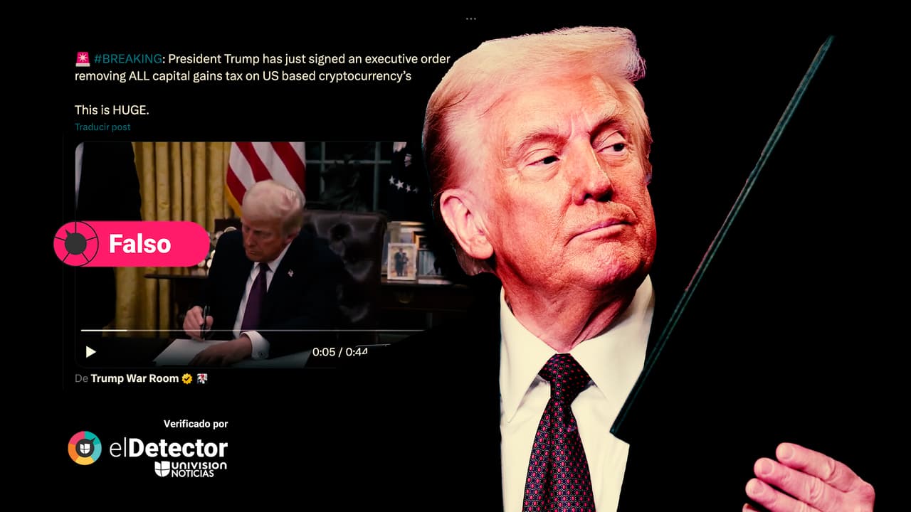 Donald Trump NO ha firmado una orden ejecutiva que elimine los impuestos sobre las ganancias de las criptomonedas