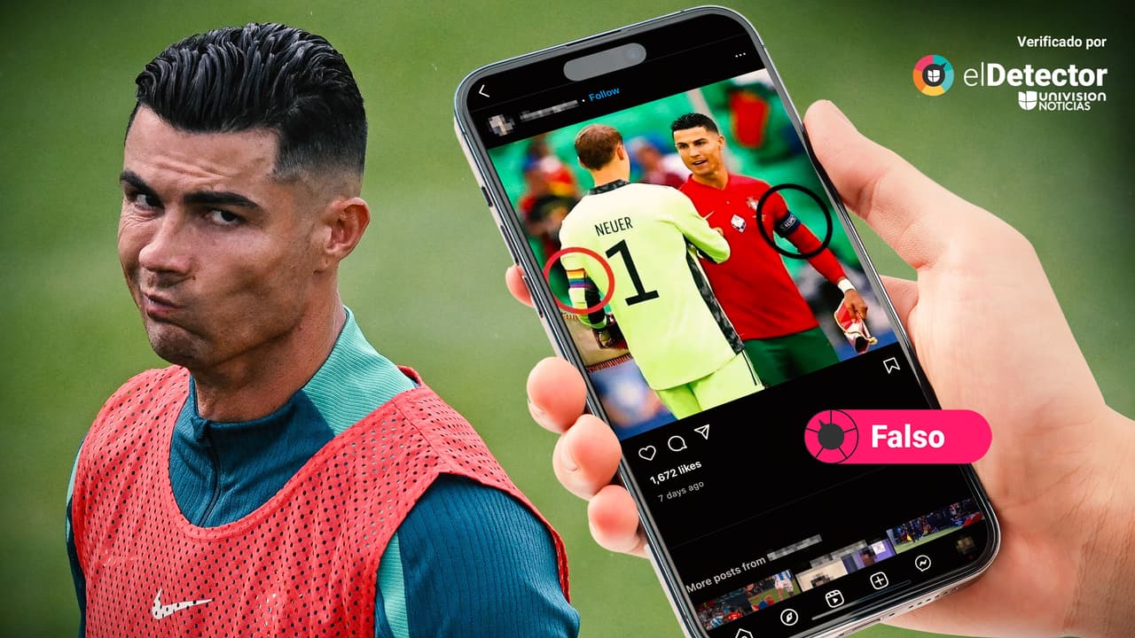 Ni impusieron el brazalete LGBTQ+ a capitanes de la Eurocopa 2020, ni Cristiano Ronaldo fue el único que no lo usó 