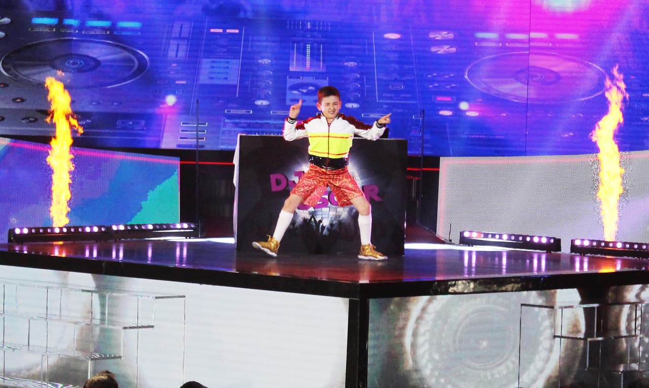 Óscar bailó esa noche 'Mi gente' de J Balvin.