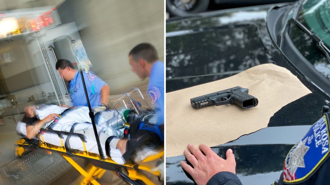 Hombre de Santa Rosa manipula pistola y se dispara accidentalmente en el pecho