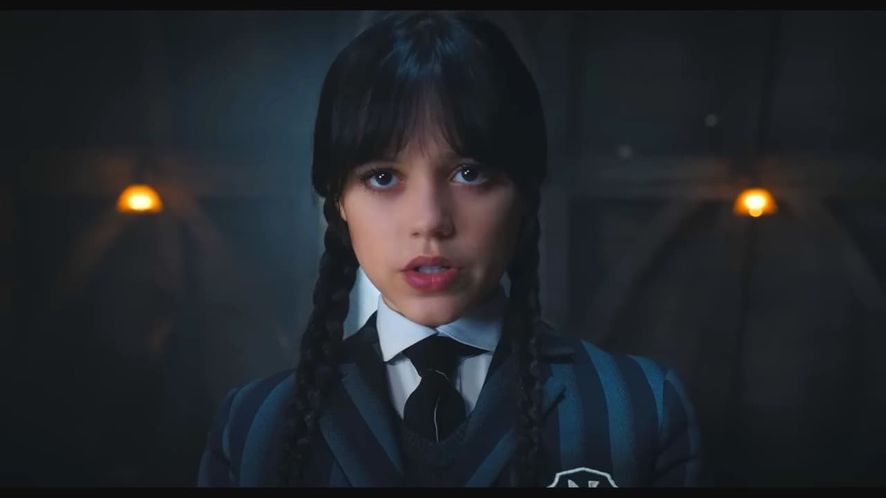 Jenna Ortega como Merlina.