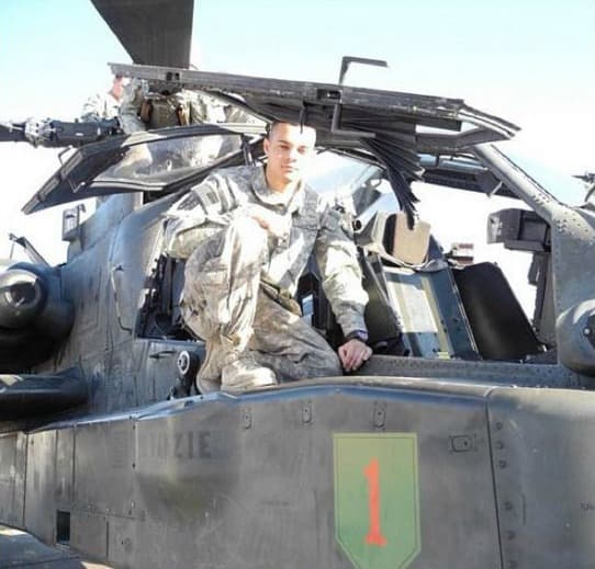 Esteban Santiago was deployed to Iraq in 2010 and spent a year there with the 130th Engineer Battalion. This photo appears on his Instagram account.