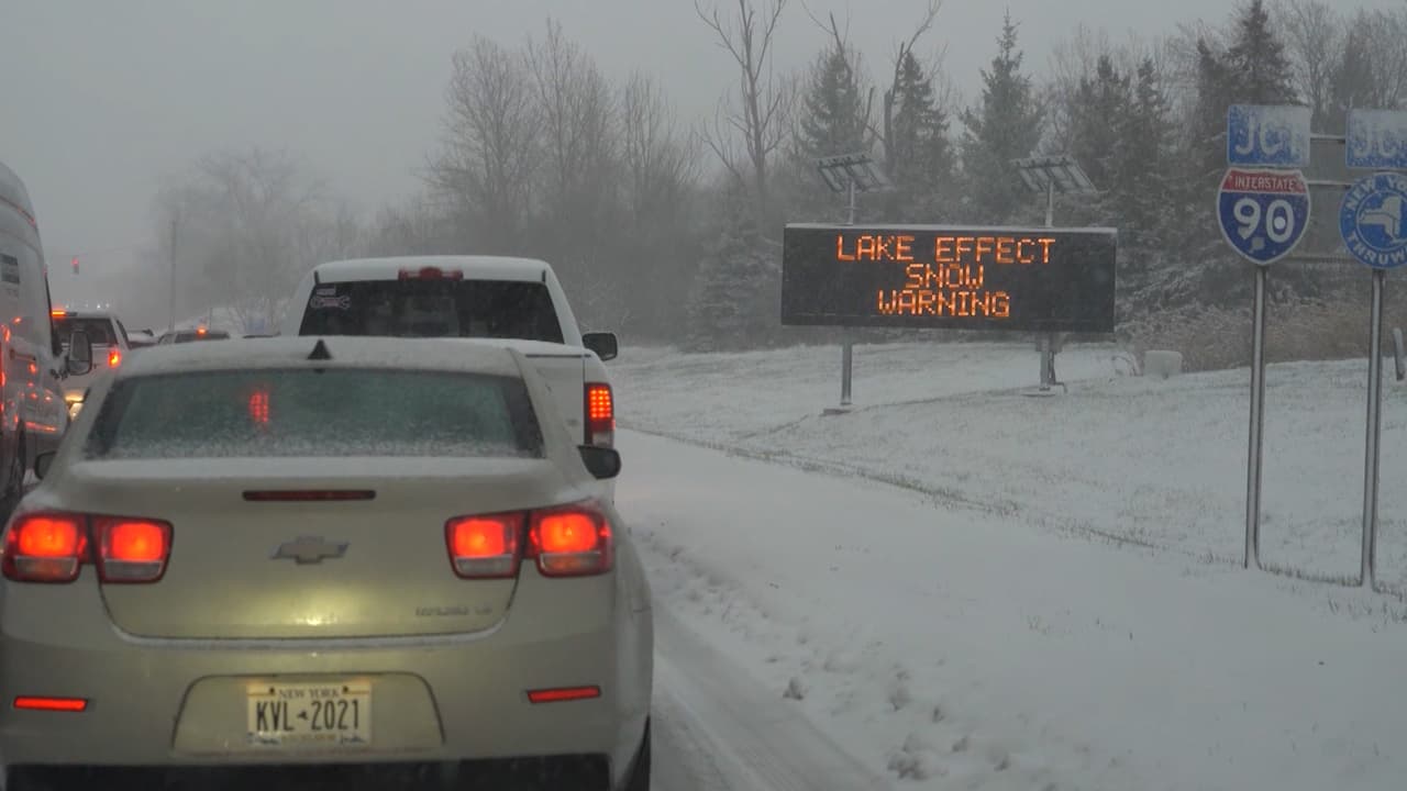 El 'efecto lago' trae la primera gran tormenta invernal de la temporada al Noreste
