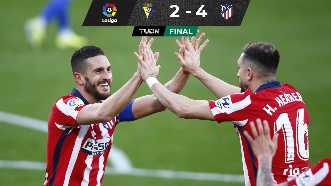 HH regresa en victoria del Atleti ante el Cádiz del Choco