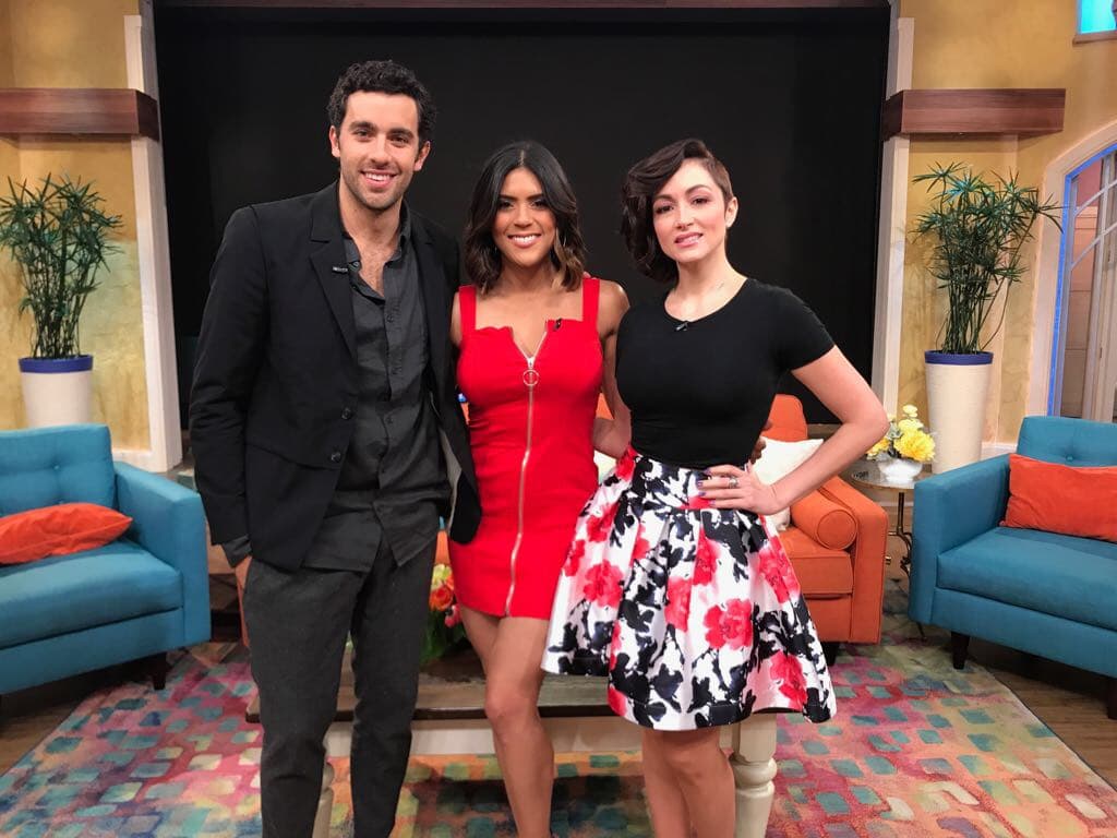 Los actores José Pablo Minor y Laura Vignatti de la telenovela 'Mi marido tiene familia' también estuvieron de visita en el programa.