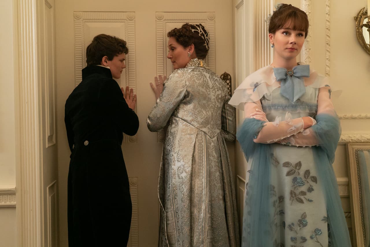'Bridgerton' temporada 3: Gregory Bridgerton, Lady Violet Bridgerton y Eloise Bridgerton