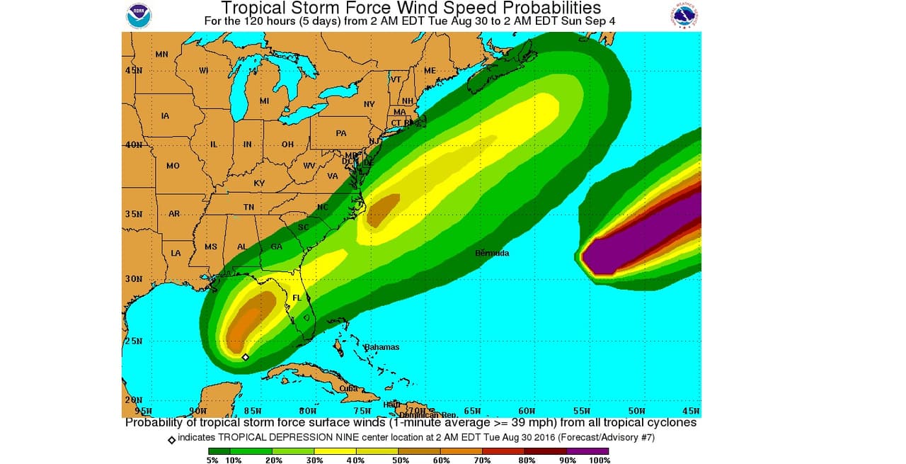Depresión tropical en el Golfo México amenaza al centro de Florida