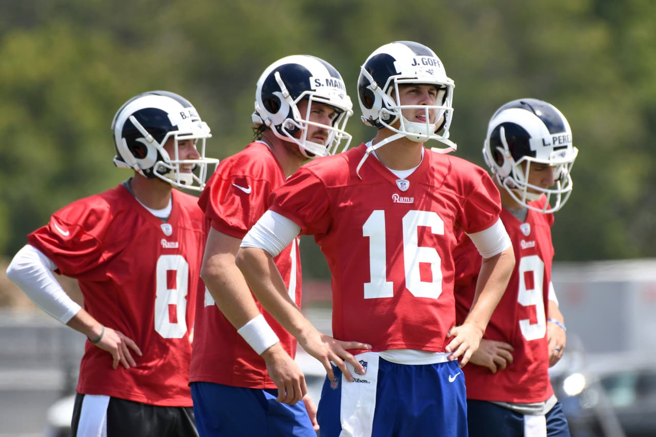 Luis Pérez es un quarterback mexicano que entrena con Los Angeles Rams de la NFL.