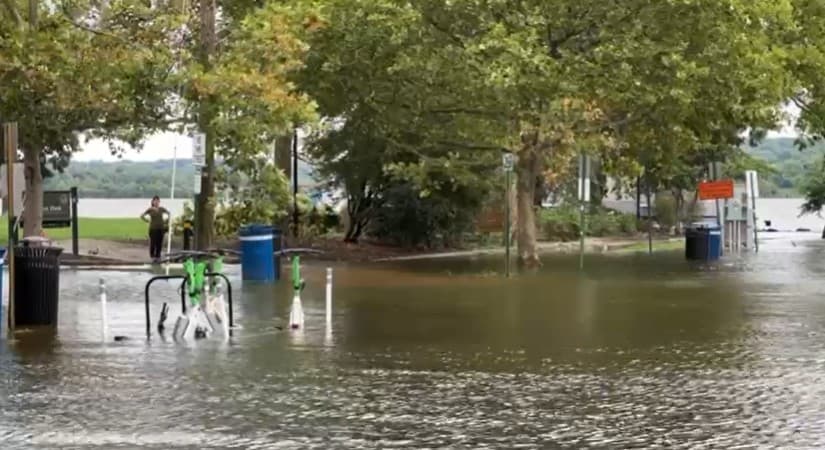 Horas después del paso de los remanentes de Debby, sus efectos quedaron a la vista en distintos puntos del DMV.