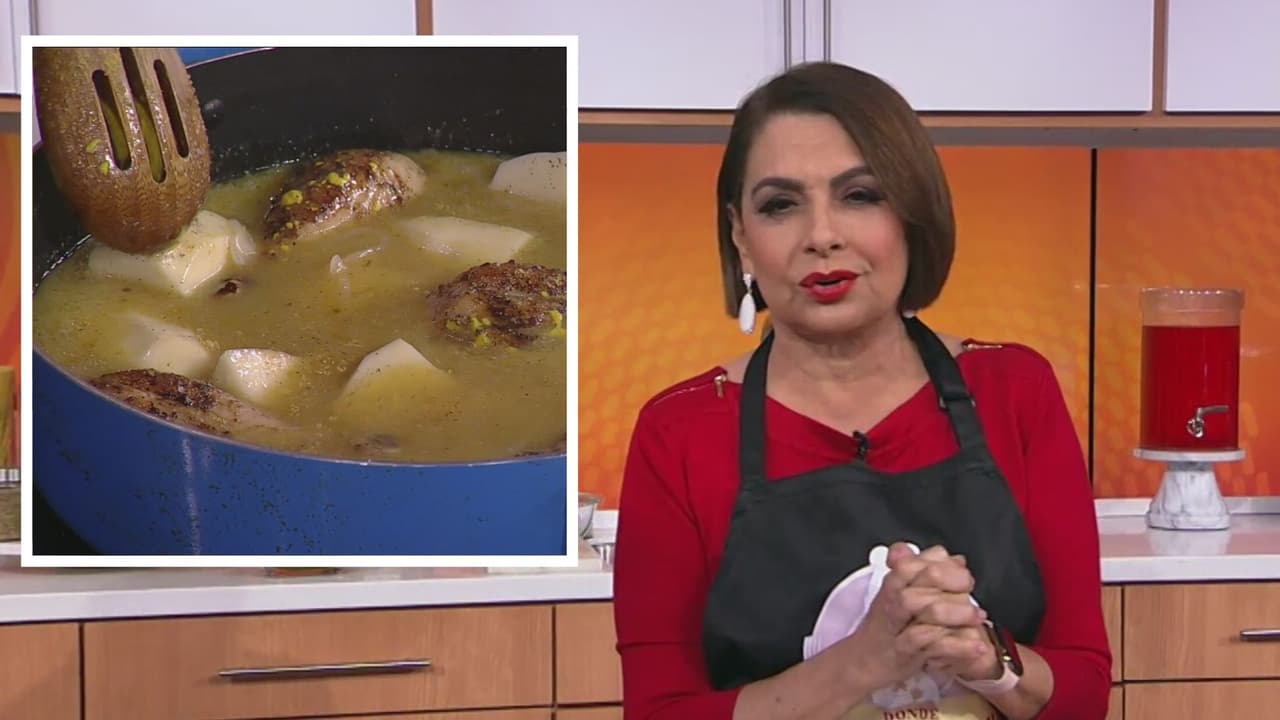 <a href="https://www.univision.com/shows/despierta-america/maria-antonieta-collins-prepara-pollo-dona-raquel-una-receta-especial-que-nacio-en-la-cocina-de-su-abuela-video">María Antonieta Collins nos preparó una receta del corazón</a> porque nació de la cocina de su abuela, pero además es un platillo tan delicioso como sencillo, y no es nada caro. ¿Se puede pedir más?