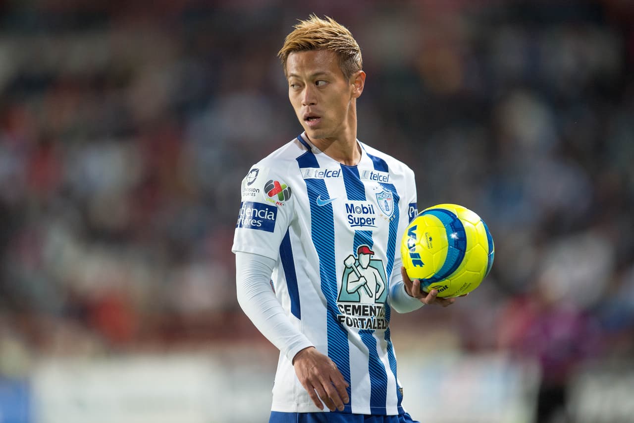 El mediocampista japonés
<b>Keisuke Honda</b> jugó un año en la Liga MX (2017) con Pachuca luego de tres años y medio en el AC Milan.