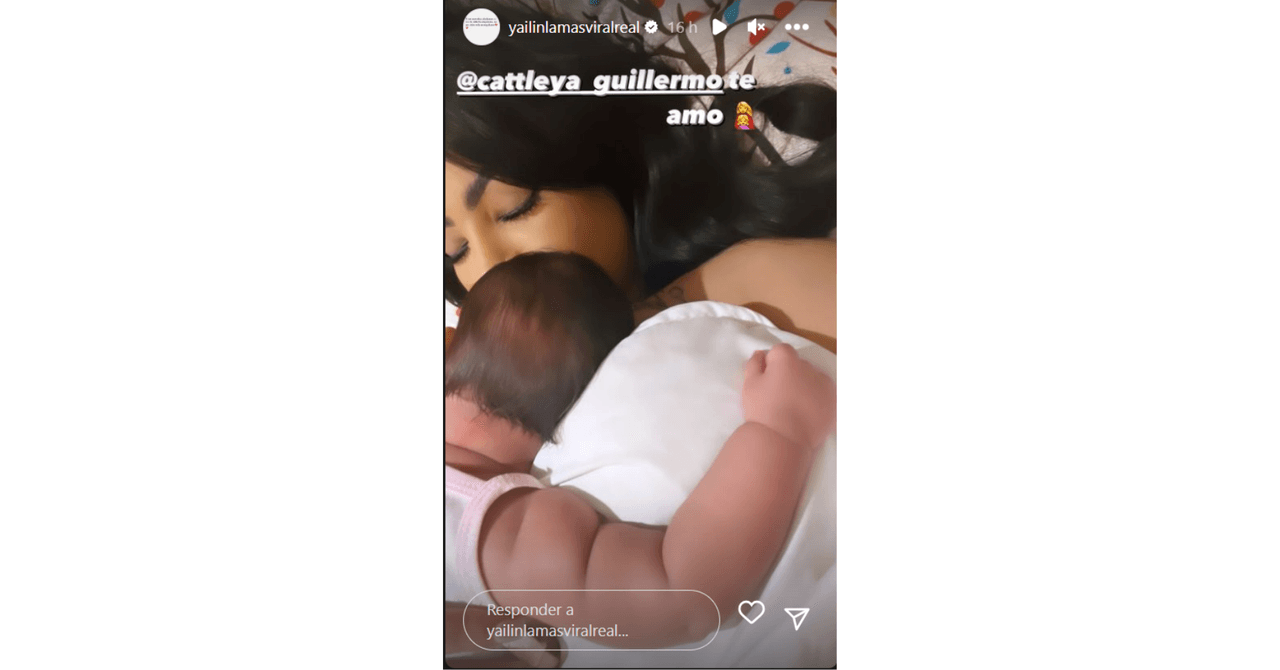 Yailin La Más Viral mostró a su hija Cattleya