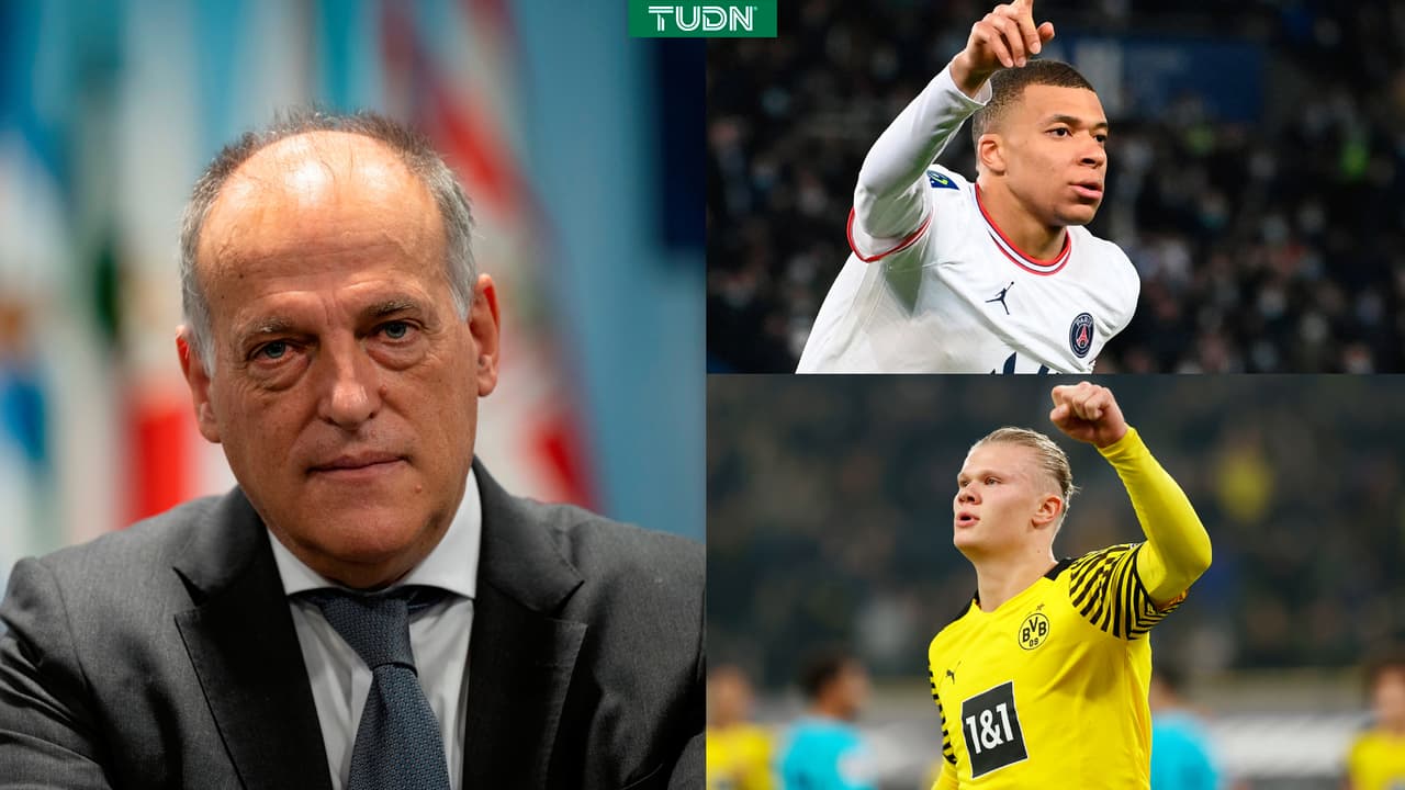 Javier Tebas asegura: "Real Madrid se va a hacer con Mbappé y Haaland"