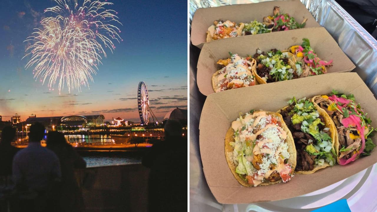 Sácale jugo al verano en Chicago: fuegos gratis en Navy Pier y Taco Fest este fin de semana