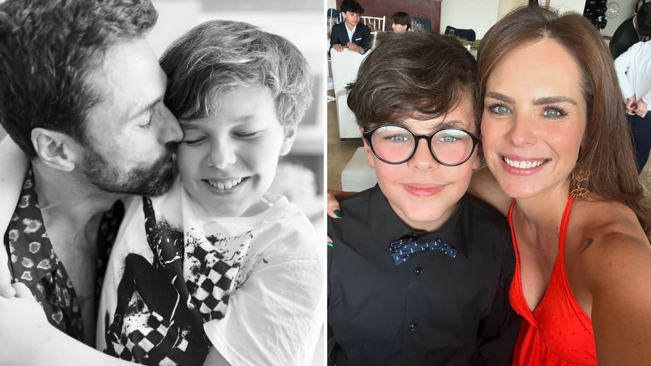 Axel es hijo de María José Magán y Matías Novoa.