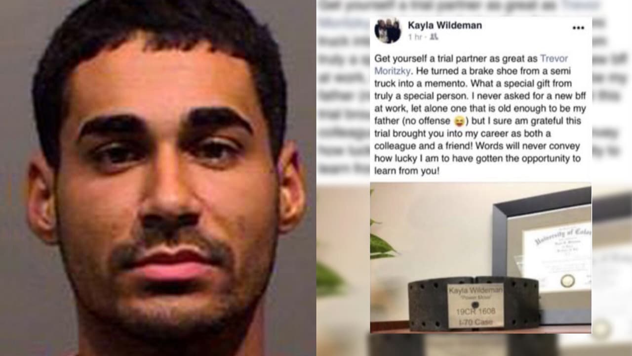 La fiscal Kayla Wildeman, encargada en el caso de 
<a href="https://www.univision.com/temas/rogel-lazaro-aguilera-mederos">Rogel Lázaro Aguilera Mederos</a>, publicó una foto de un aparente "trofeo" que supuestamente recibió, generando polémica en las redes sociales.