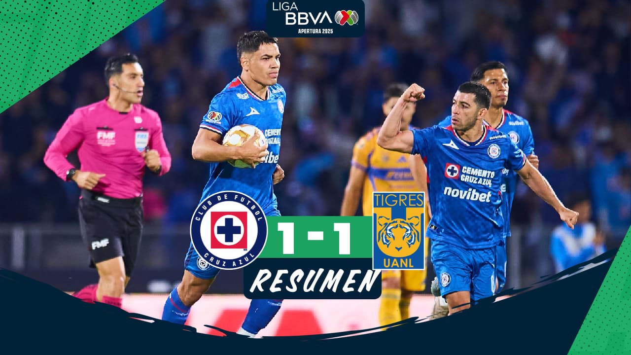 Cruz Azul y Tigres dejan el suspenso para el 'Volcán'
