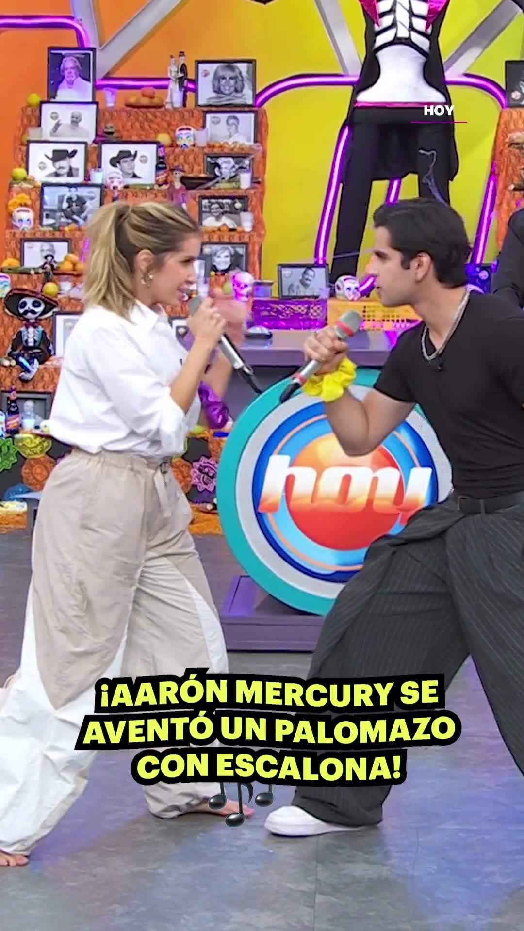 #AaronMercury de las telenovelas al canto en #Hoy con #AndreaEscalona