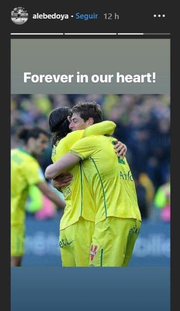 Quizás uno de los más sentidos mensajes lo dejó Alejandro Bedoya, quien compartió camerino con Emiliano.