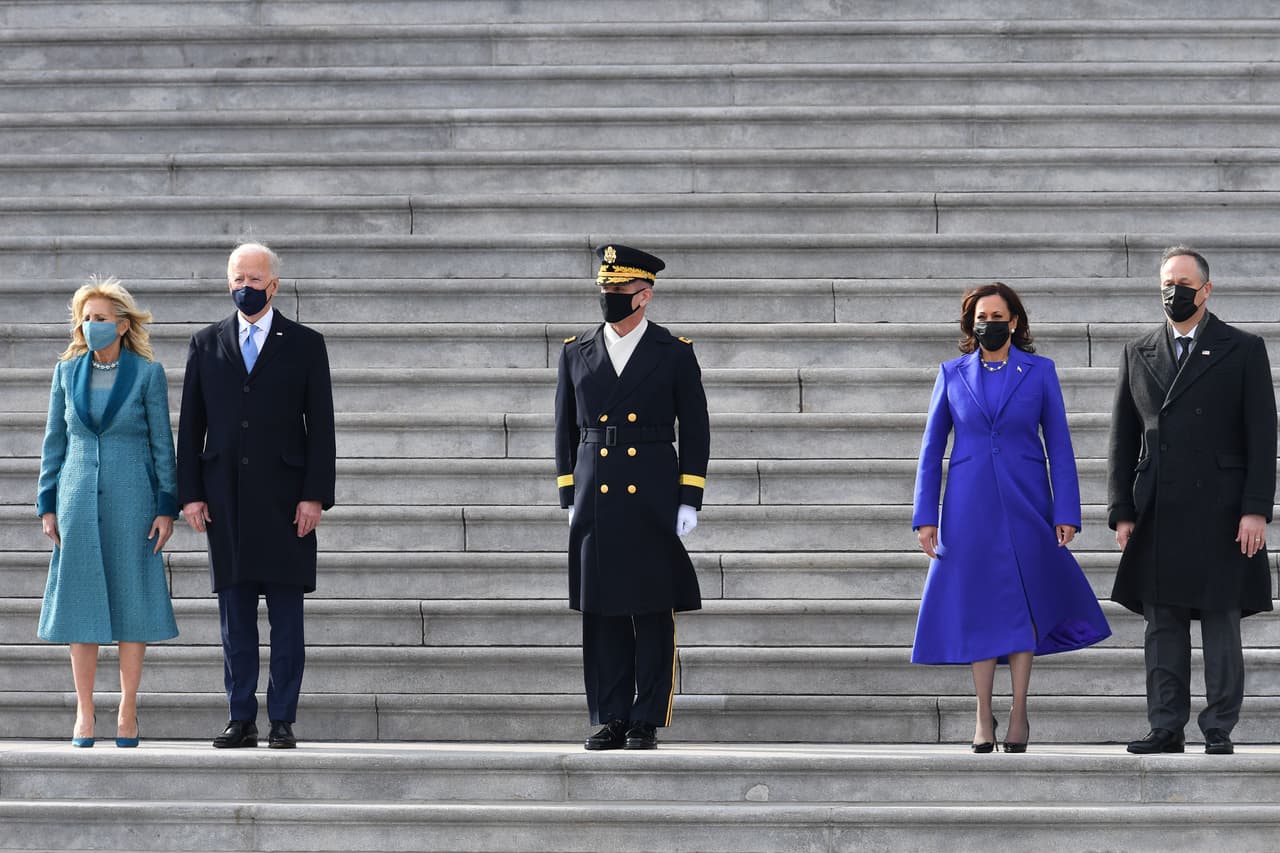 Jill Biden también destacó en la inauguración presidencial de 2021.