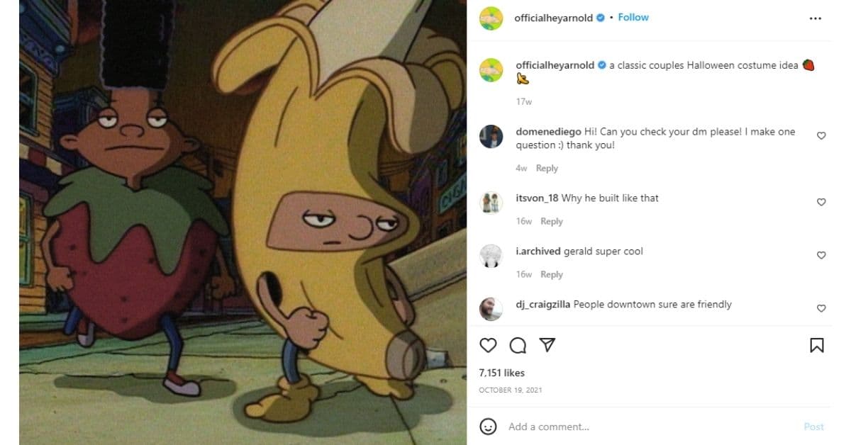 caricatura Hey Arnold