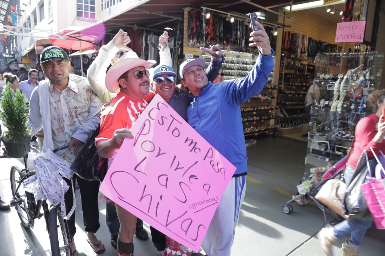 No pudo faltar la 'selfie' del inolvidable momento.