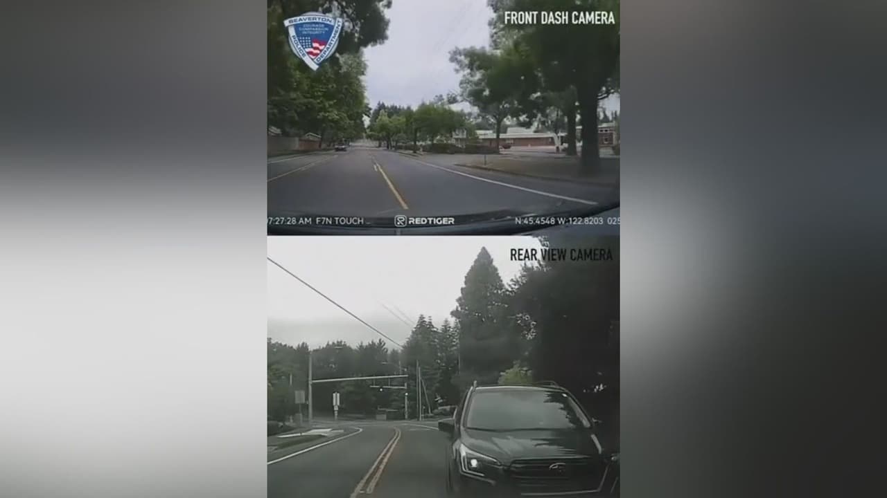 Pareja vive momentos de pánico: Video muestra aparente incidente de violencia vial en Oregon