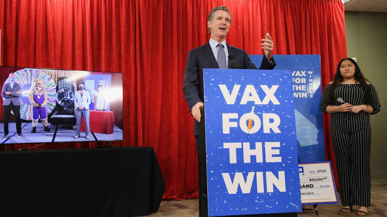 Lotería para vacunados: quiénes son los ganadores de $50,000 en el segundo sorteo en California