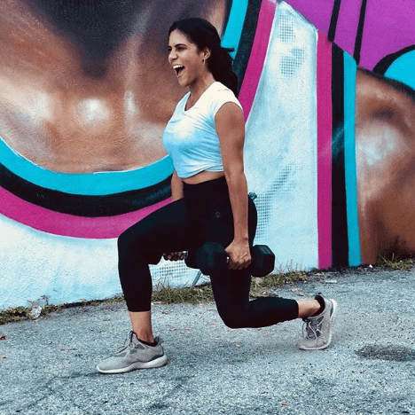 Inspiración que seguramente llegó también de su prometido Francesco, quien es amante de los deportes.