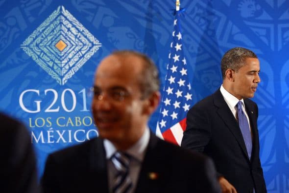 Obama reconoció el esfuerzo de Felipe Calderón para poder realizar esta Cumbre, y le agradeció su liderazgo, ya que afirmó: "sé el trabajo que esto involucra".