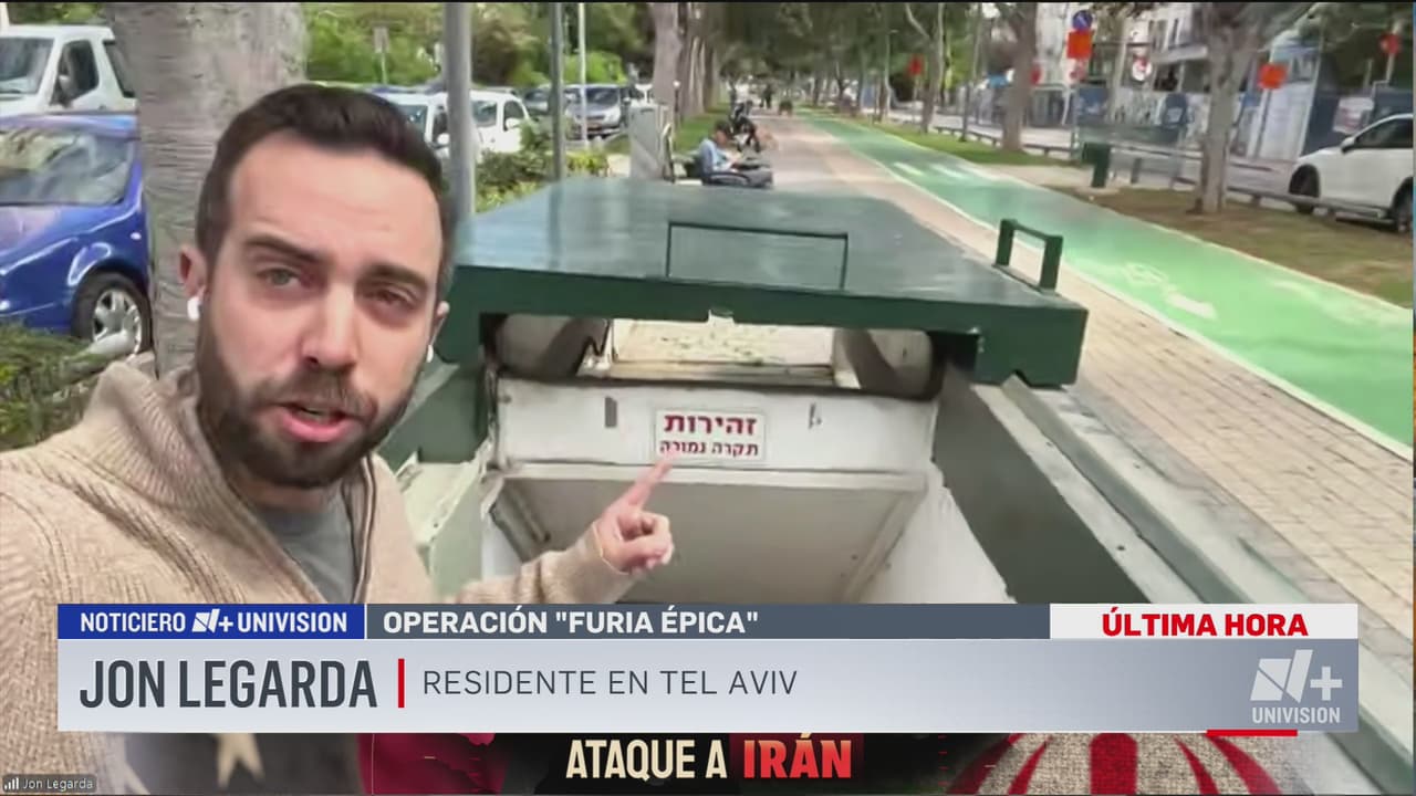 Así es la entrada al búnnker donde Israelís se resguardan de bombardeos