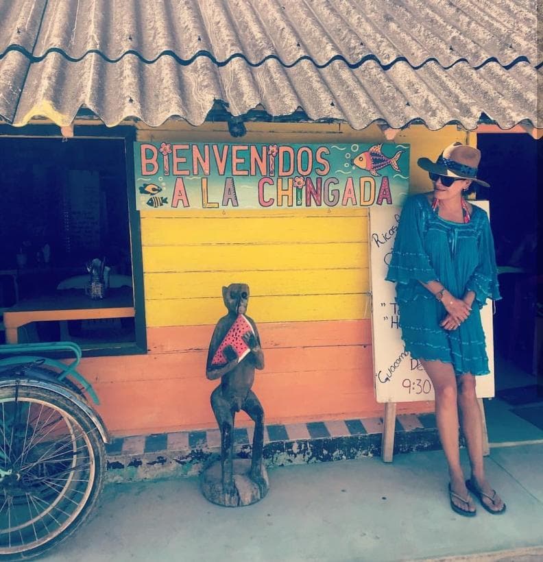 Este paraíso de México se distingue por sus playas de arena blanca y el mar color turquesa donde posan especies como flamencos y pelícanos, pero también por sus pintorescas calles, mismas que Karla no se perdió la oportunidad de recorrer.