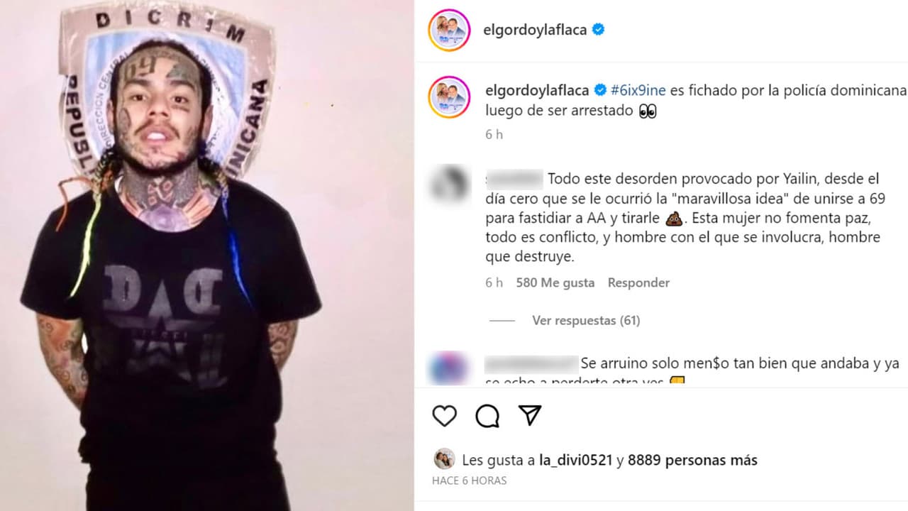 Tekashi fue fichado así en República Dominicana.