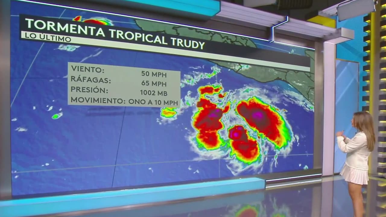Monitoreo en el Pacífico por el huracán Simon y la tormenta tropical Trudy; así será su desplazamiento en próximos días
