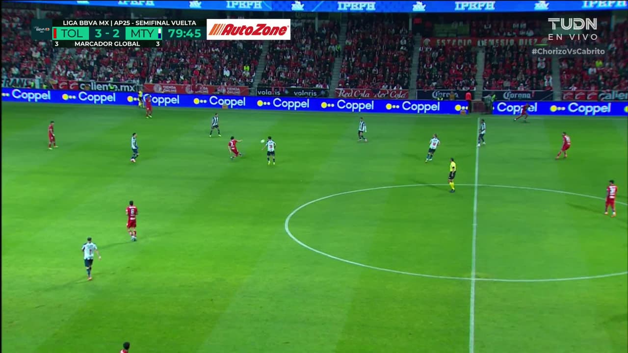 ¡TIRO ATAJADO! disparo por Nicolás Castro.