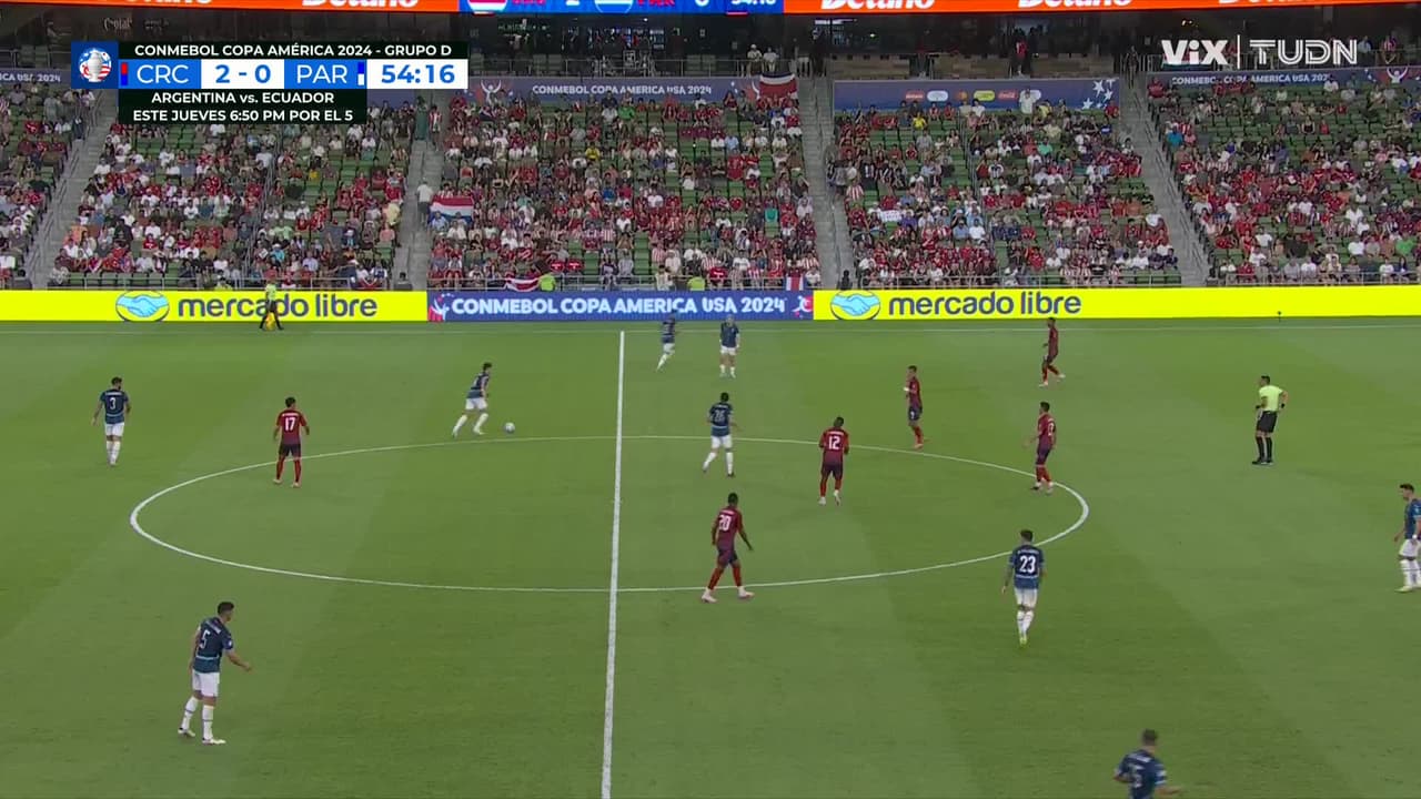 ¡GOL!  anota para Paraguay. Ramón Sosa