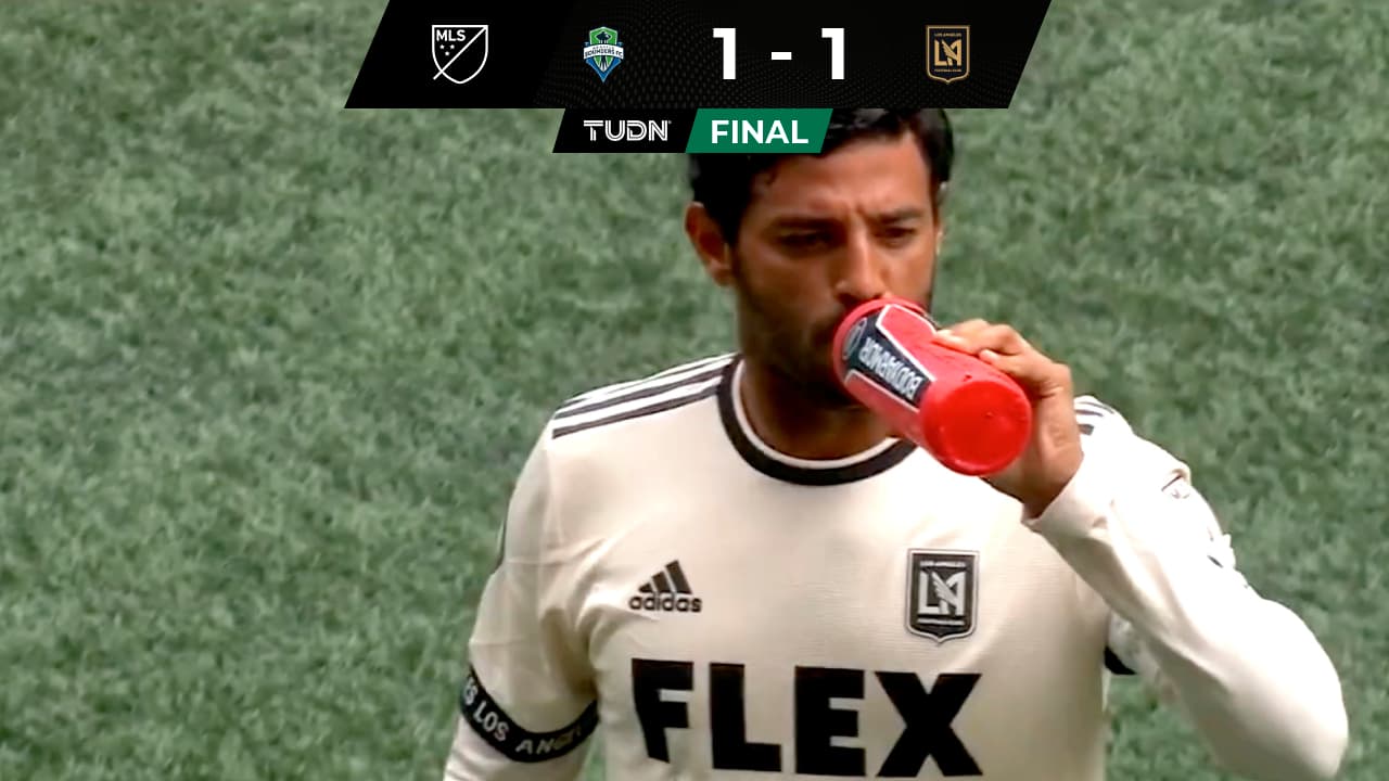 Carlos Vela llega a 100 partidos con LAFC en empate ante Seattle Sounders