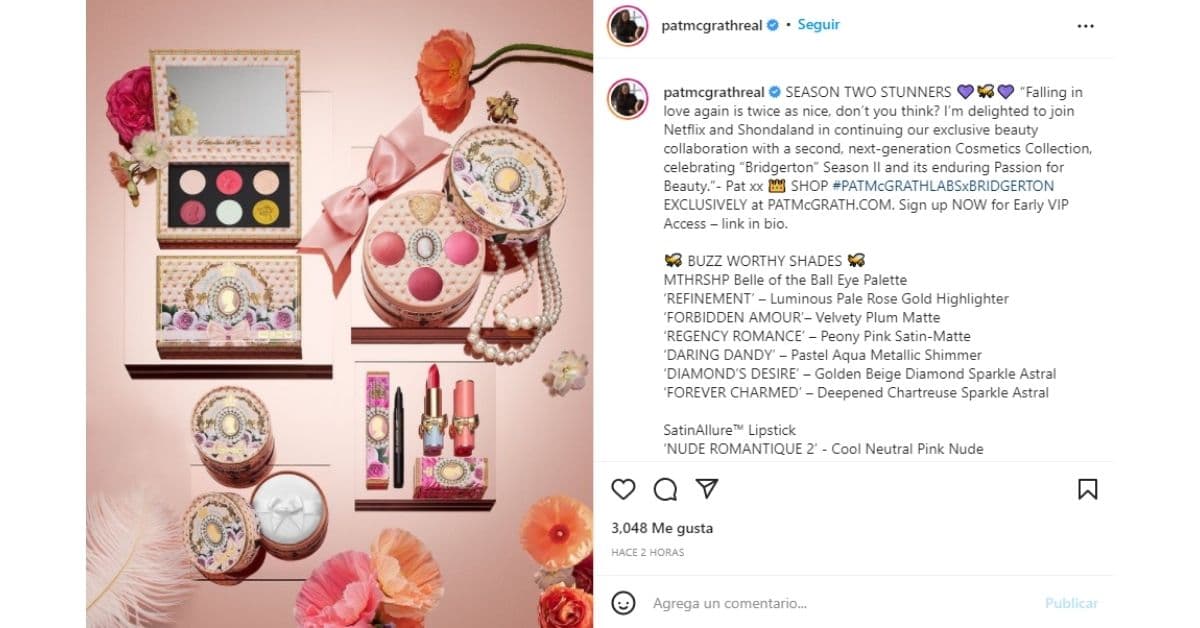 Bridgerton maquillaje por Pat McGrath