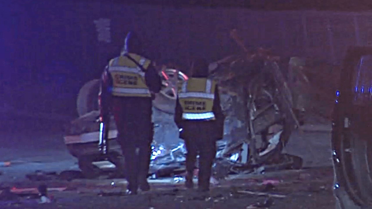 Conductor pierde la vida al volcar su vehículo en la I-35 de San Antonio